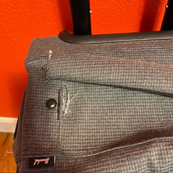 Herschel Supply Company Outfitter Wheelie Luggage 50L Raven Crosshatch AS IS - Picture 8 of 8